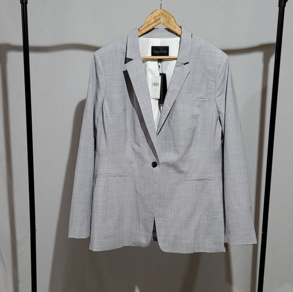 Banana Republic Gray Blazer